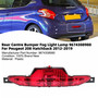 Rear Centre Bumper Fog Light Lamp 9674308980 For Peugeot 208 Hatchback 2012-2019