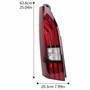 Rear Left+Right Tail Light Tail Lamp Halogen 9819427380 280 For Peugeot Partner Rifter 2018-2023