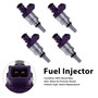 2001-2004 Mercedes-Benz C230 SLK230 Kompressor 4Pcs Fuel Injector 0000787249 Generic
