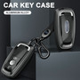 Aluminum Alloy TPU SIL Car Key Case Cover With Buckle For Ford