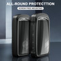 Aluminum Alloy TPU BLK Car Key Case Cover With Buckle For Mazda CX-4 CX-5