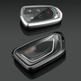 Aluminum Alloy TPU Black Car Key Case Cover With Buckle For Cadillac