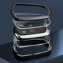Aluminum Alloy TPU Silvery Car Key Case Cover With Buckle For Cadillac
