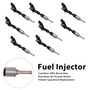 8Pcs Fuel Injector For Land Rover LR4 Range Rover Jaguar XF XJ 0261500298