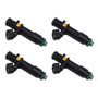 2007-2014 Renault Twingo II 1.2 8V D7F 4Pcs Fuel Injector 8200506653 Generic