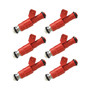 1998-2004 Isuzu Amigo Rodeo Trooper VehiCROSS 6Pcs Fuel Injector 0280155735 Generic