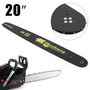 20" CHAINSAW GUIDE BAR For 52CC 58CC 62CC 68CC 76 Drive Links 0.325" 0.058G