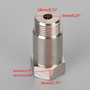 Fix Check Engine Light Eliminator Oxygen O2 Sensor Adapter M18x1.5 Bung 45mm
