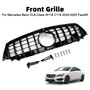 Black Front Bumper Grille Grill Fit Mercedes CLA-Class W118 C118 2024-2025