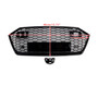 Front Bumper Grille Grill Fit Audi A7 C8 S7 2019-2024 W/ACC Black