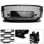 Gloss Black Front Honeycomb Grille Grill Fit Audi Q2 2016-2020 Pre-Facelift