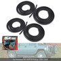 4Pcs Front Rear Left Right Door Rubber Seal Weatherstrip For Hummer H2 2003-2009
