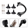 4*Ignition Coils & Iridium Spark Plugs & Wires UF501 For Mazda RX-8 1.3L R2