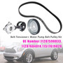 Belt Tensioner+ Water Pump Belt Pulley Kit For Mini Cooper Paceman Countryman 11-16