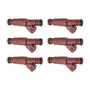 6Pcs Fuel Injector For Mercedes-Benz C280 1997 E320 1994-1997 0280155757