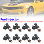 8Pcs Fuel Injector For Chevrolet CTS 6.2L 2012 Camaro 2010-2015 0280158051