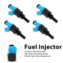 4Pcs Fuel Injector For Audi A4 1.6L 94-08 1.8 quattro 1995-2000 058133551F