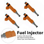 4Pcs Fuel Injector For Suzuki SX4 1.6 M16A 15710-54LA0 297500-1480