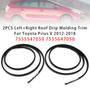 2PCS Left+Right Roof Drip Molding Trim For Toyota Prius V 2012-2018