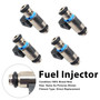 4Pcs Fuel Injector For Fiat Coupe 175 1996-2000 Stilo 192 2001-2008 iwp006