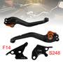 NEW Short Clutch Brake Lever fit for Suzuki GSXR600 750 DL650 GSR600 Orange