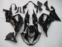 2013-2018 Kawasaki ZX6R 636 Amotopart Fairings Plastics Black Ninja Racing Customs Fairing