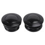 Black Pop-Up Gas Cap Set Vented For Softail Dyna Road King FXR 1982-2010