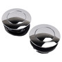 Chrome Pop-Up Gas Cap Set Vented For Softail Dyna Road King FXR 1982-2010