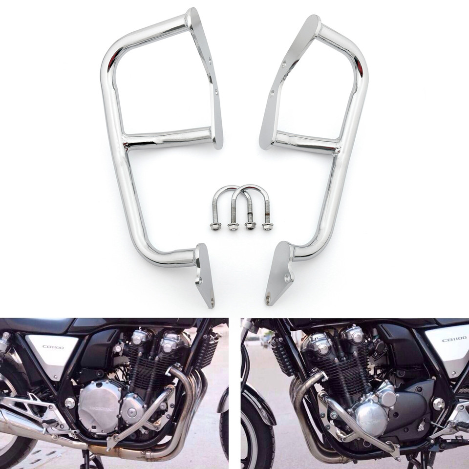 Engine Guard Crash Bars Triumph T100 T900 (2009-2017) Chrome - MotorGenic