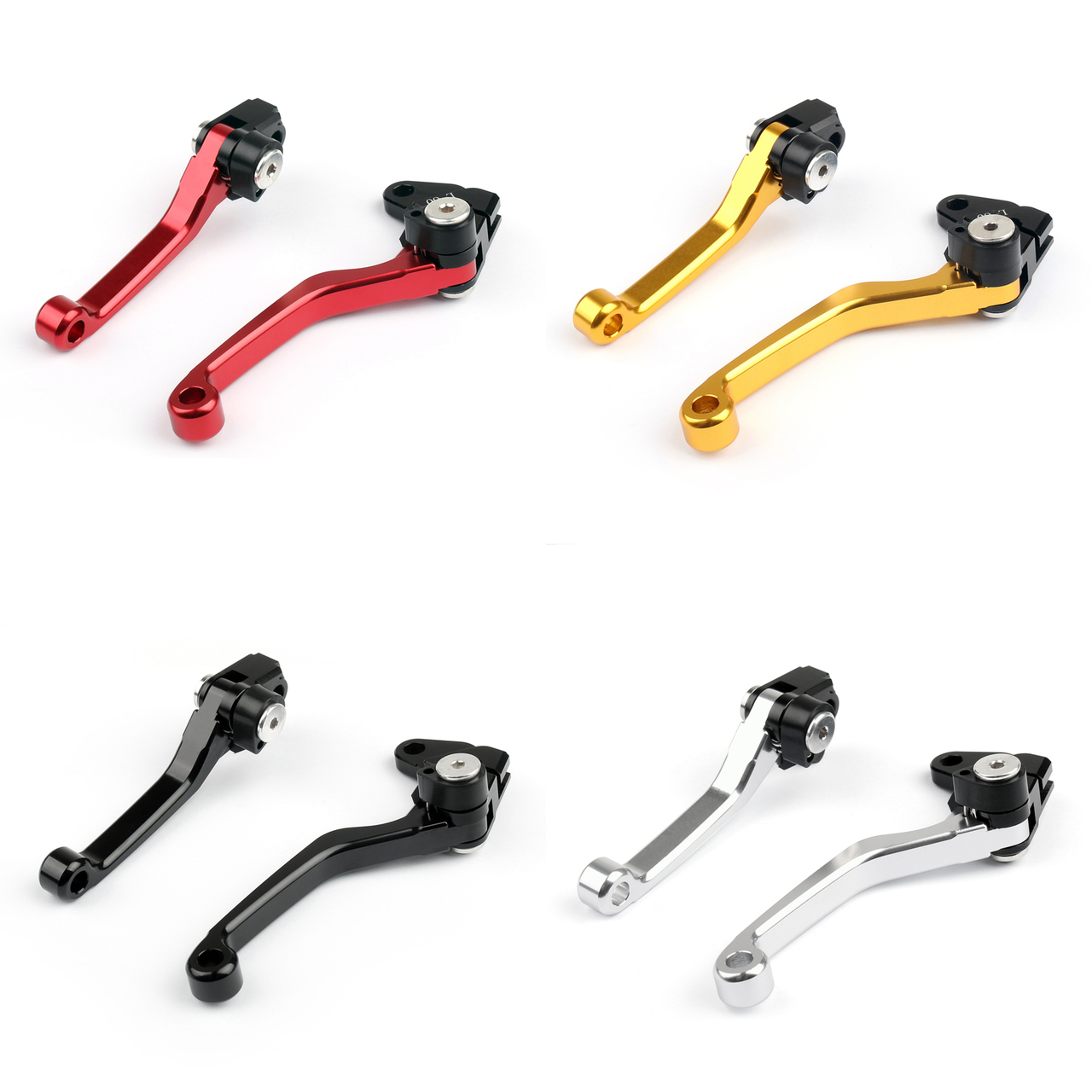 Shorty FLEX Pivot Levers Brake & Clutch Set for Suzuki RM125 250 (1996-2003)