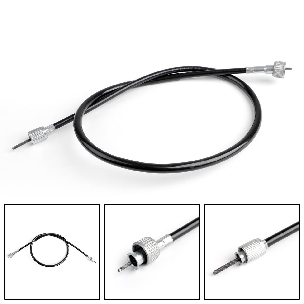 Speedometer cable 1GU-83560-02 For Yamaha RD60 73-75 TZR125 87-95 DT125R 91-96 Black Generic