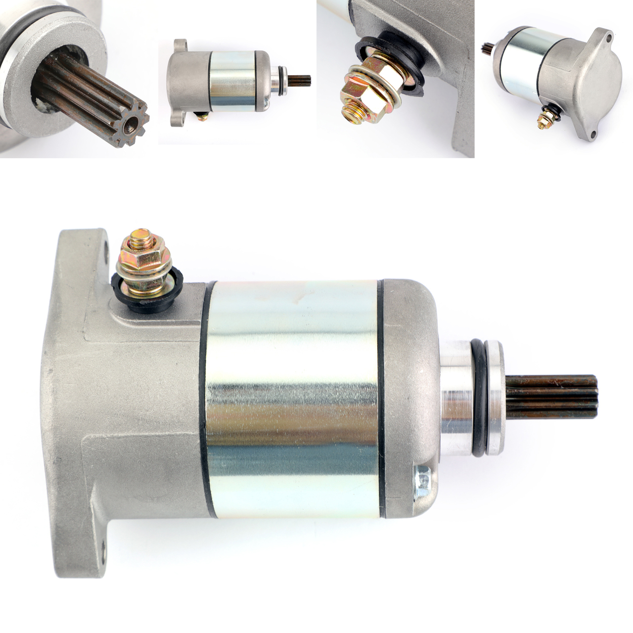 Electric Starter Motor for Honda PES150/125 PS150/125 2006-2009 Silver Generic