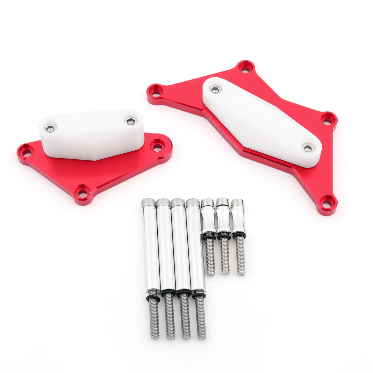 Engine Stator Cover Crash Pad Slider Protector For 15-17 Kawasaki Z800, Red