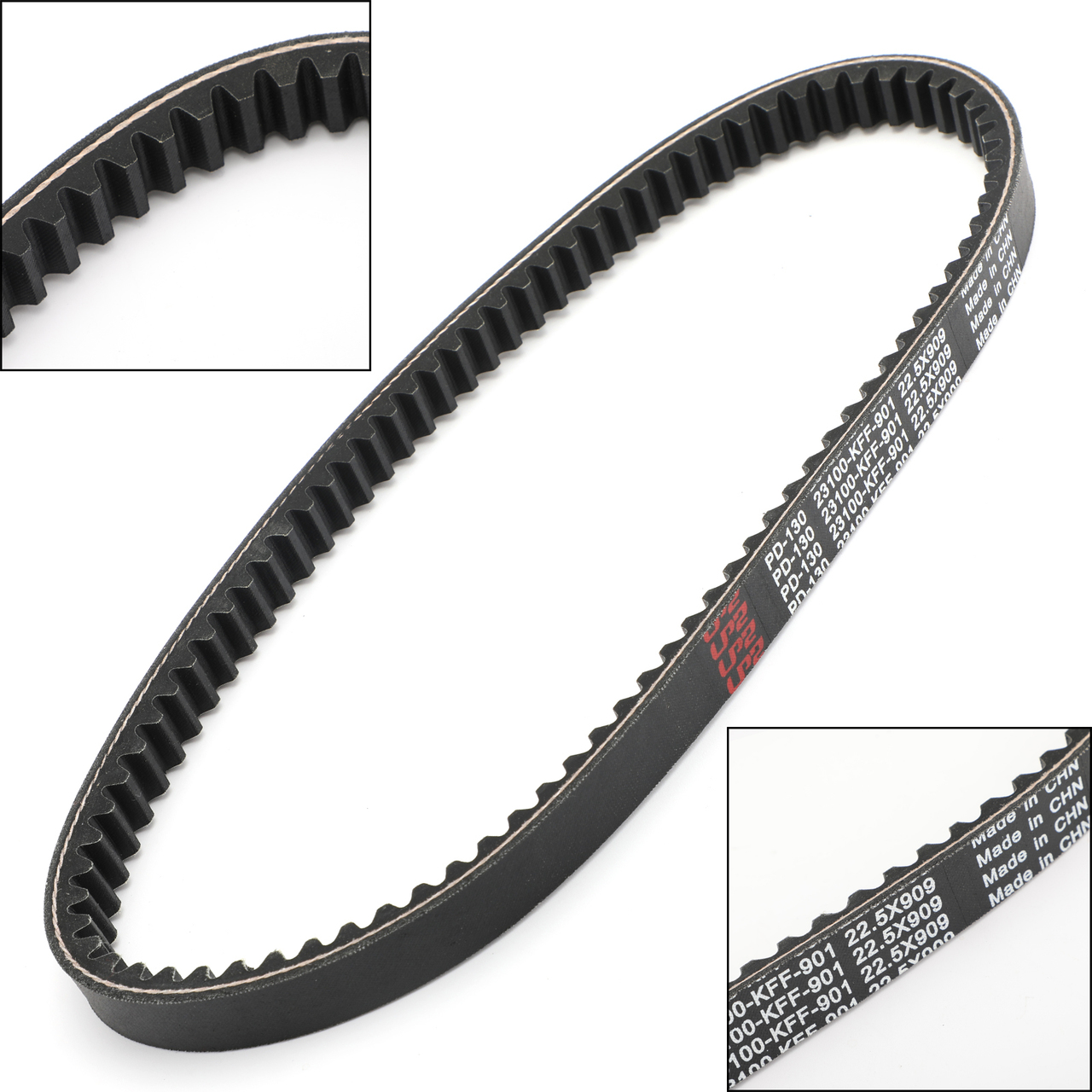 Drive Belt For Honda FES125 Pantheon FES150 1998-2002 Black Generic