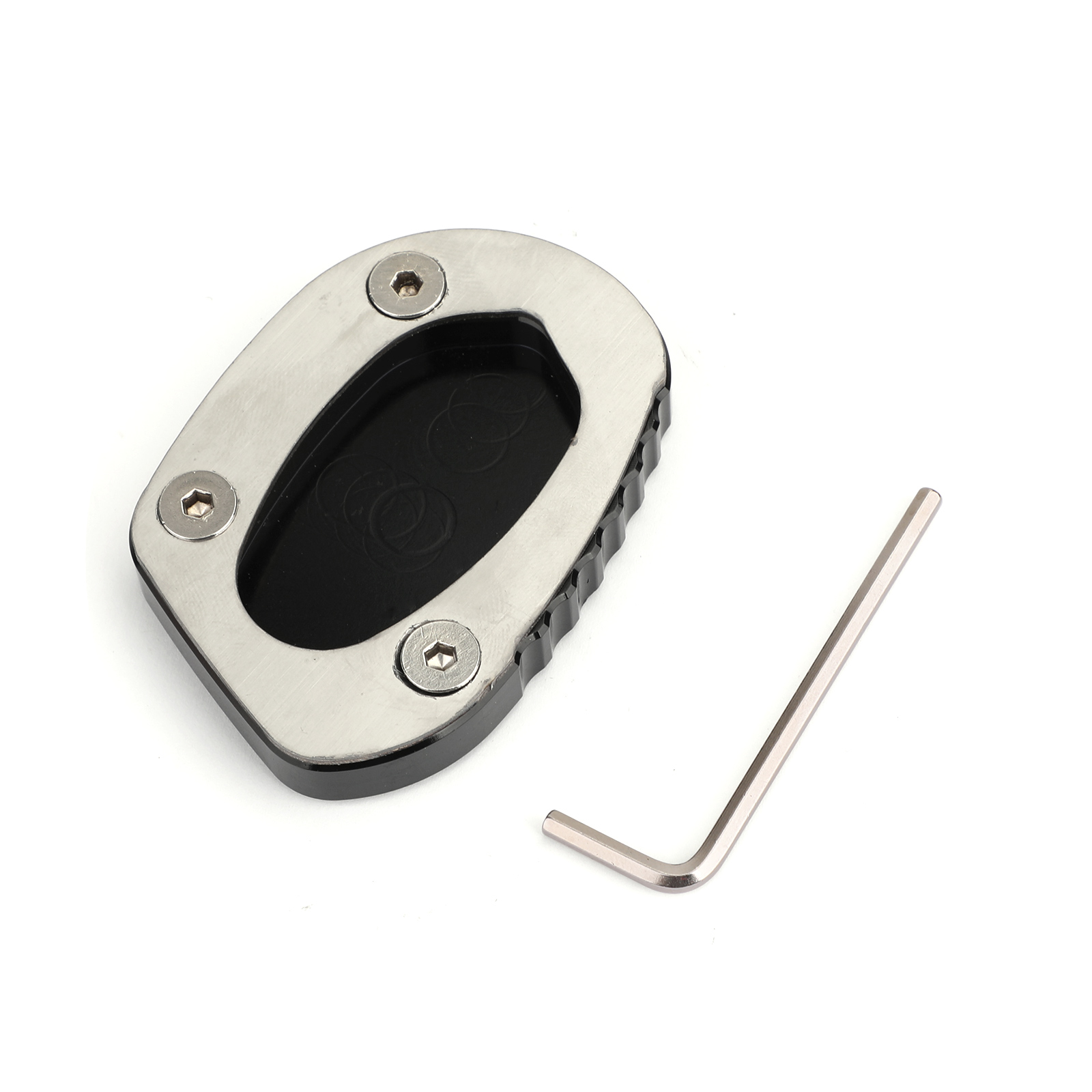 Kickstand Side Stand Extension Pad For Triumph Speed Twin 1200 19-20 Thruxton 1200 1200R 16-20 BLK Generic