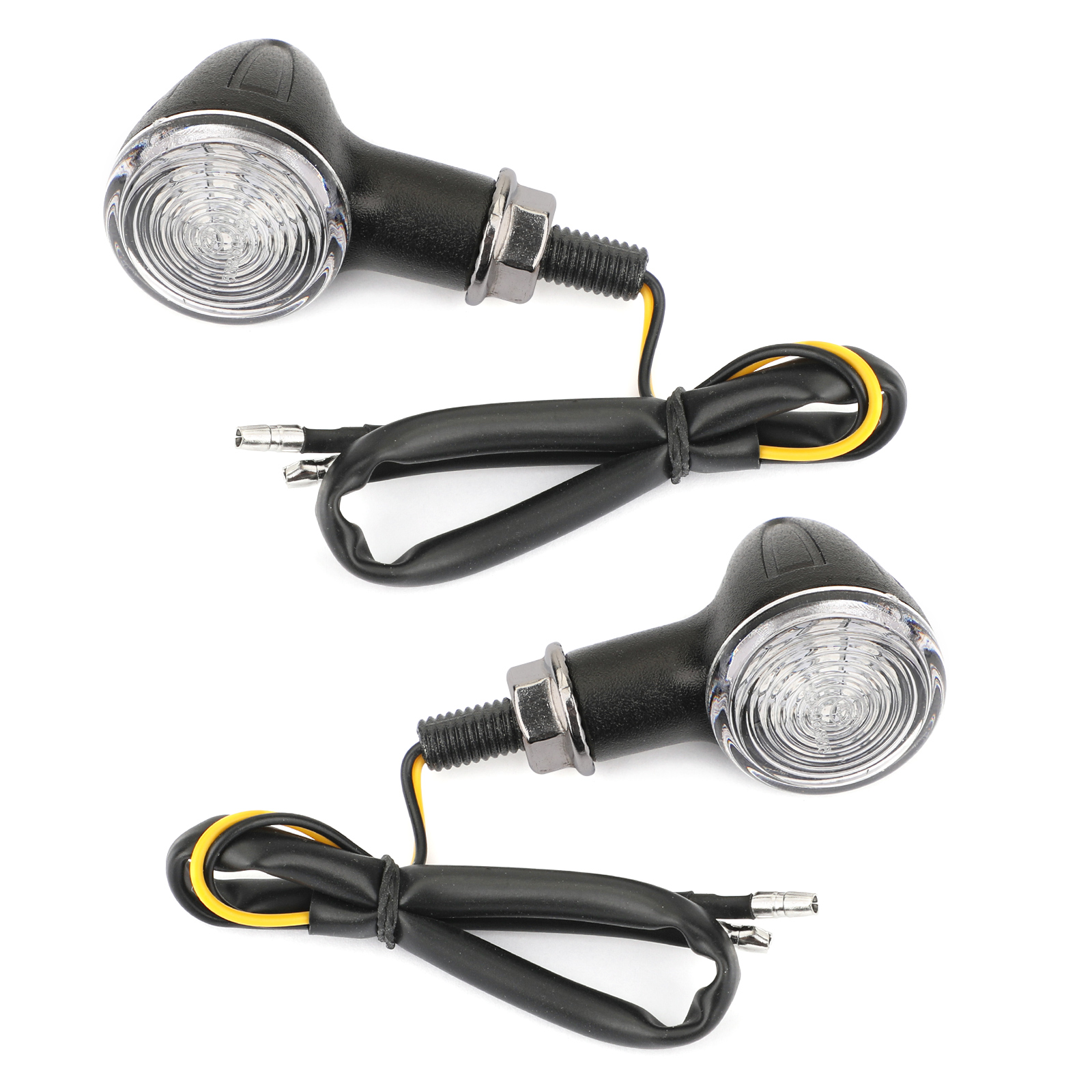 Bullet turn signal light Universal For Most of Motorcycle, Street Bikes, Sport Bikes, Chopper, Custom bikes BLKC Generic