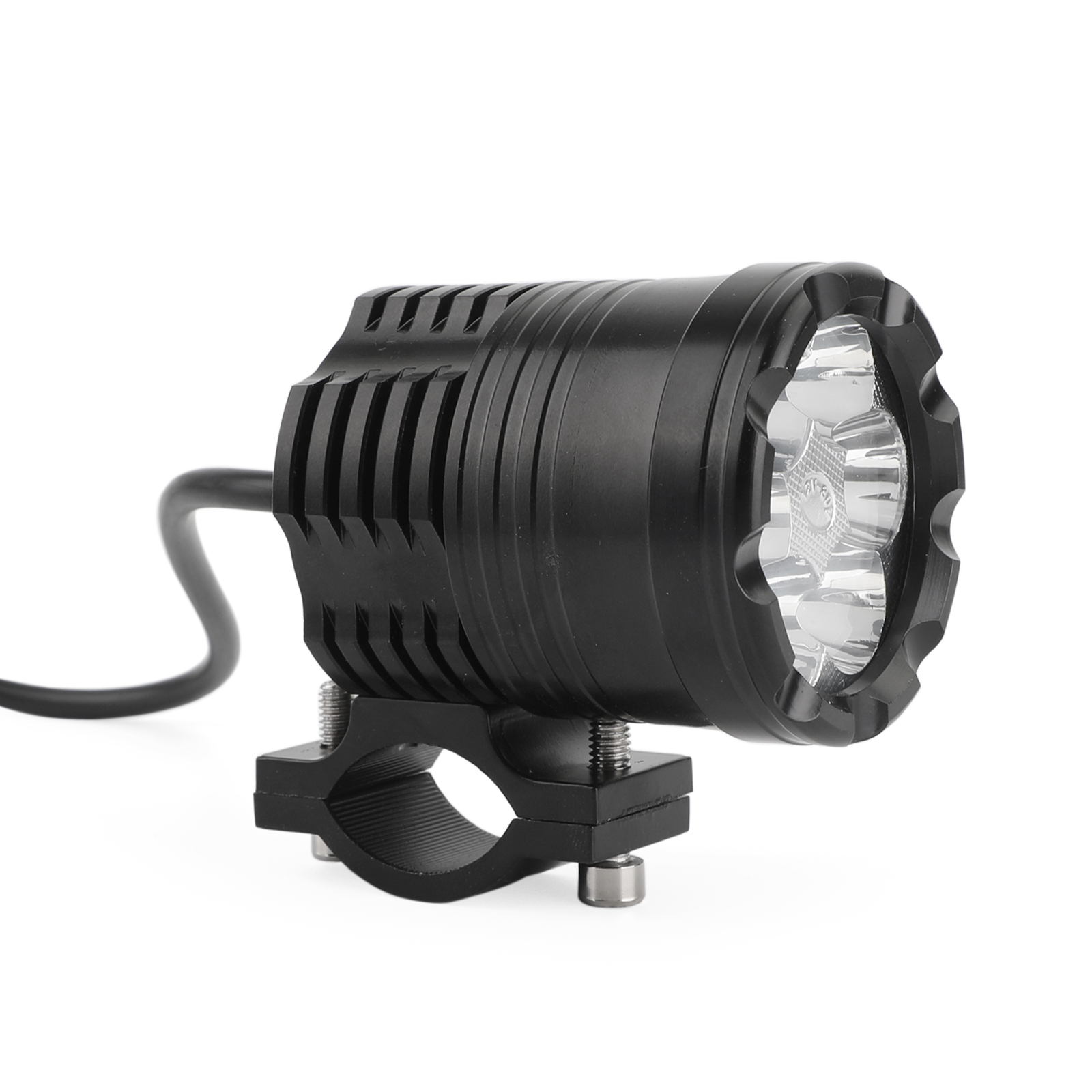 12V-80V DC 6 LED Electric Bicycle Bike Ultra bright Waterproof 1800LM Powerful Headlight Motorcycle Light BLK, Generic