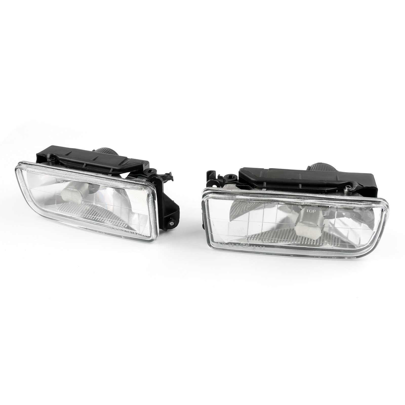 Pair Car Fog Lights Driving Spot Lamps Black Housing Fit For BMW 92-98 E36 3 Series Generic