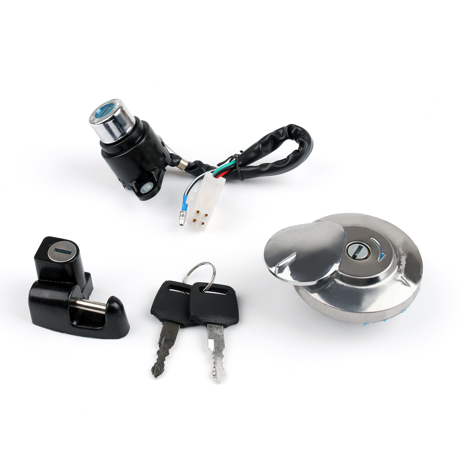 Ignition Switch Lock ; Fuel Gas Cap Key Set Fit For Honda Rebel 250/Honda CMX 250 Rebel 450/Honda CMX 450 Magna 250 Generic