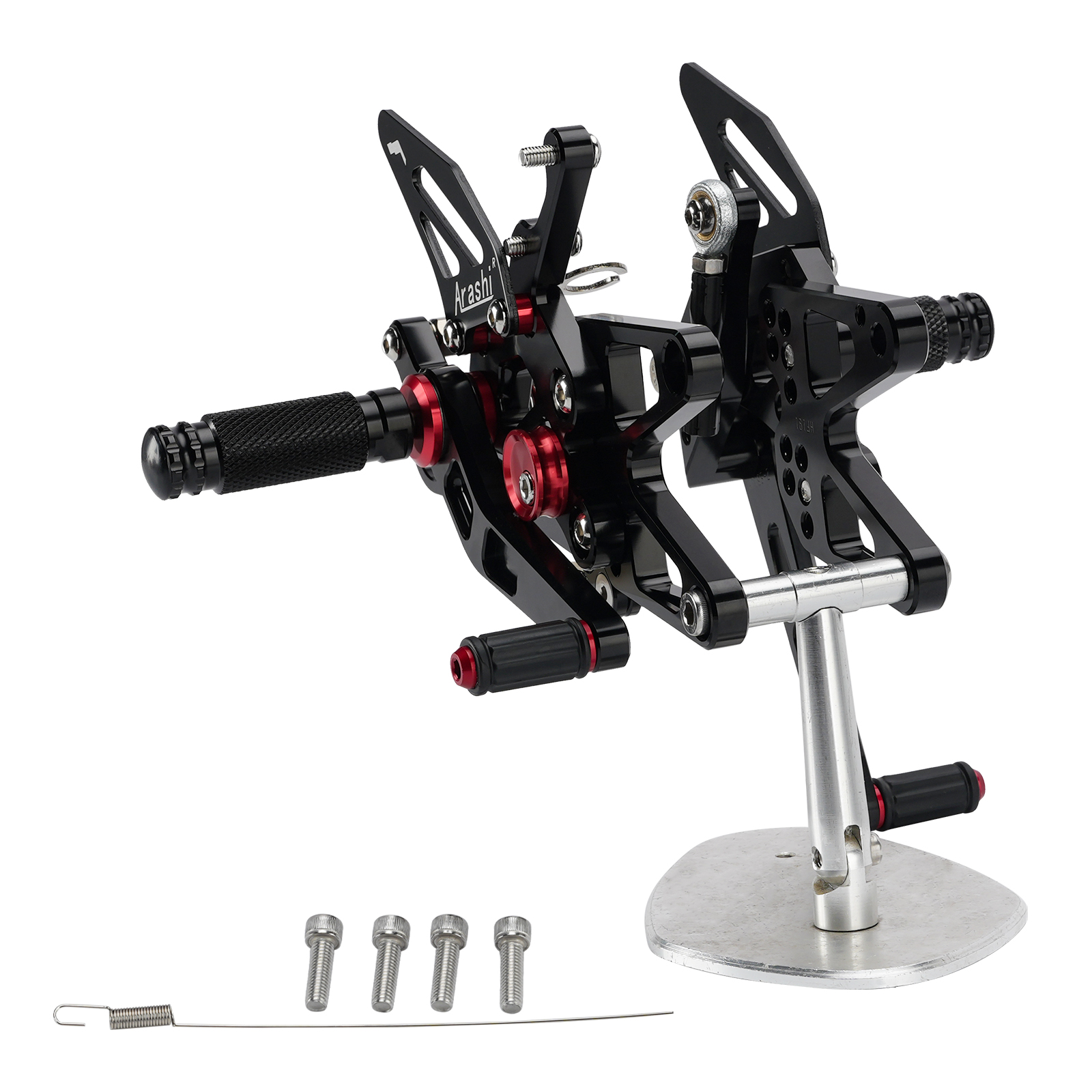 Adjustable CNC Rider Rear Set Rearsets Footrest Foot Rest Pegs Fit For BMW S1000RR 2010-2014 BLK Generic