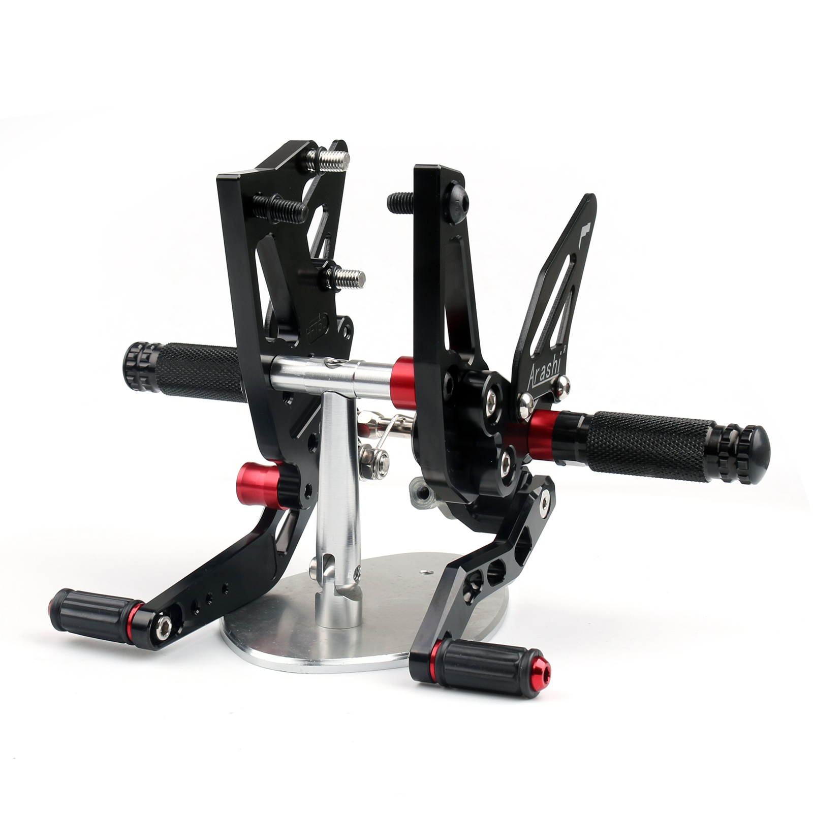 Adjustable CNC Rider Rear Set Rearsets Footrest Foot Rest Pegs Fit For Triumph Speed Triple 1050 2011-2015 BLK Generic