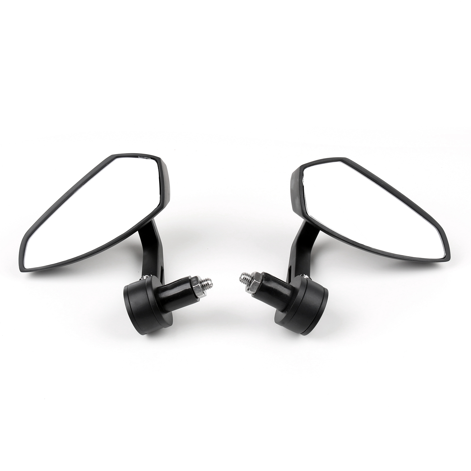 UNIVERSAL 7/8" 22mm Bar End Rearview Mirrors For Honda Suzuki Kawasaki Yamaha Harley BLK Generic