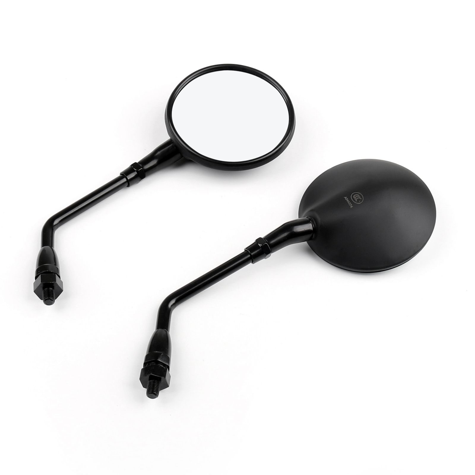 1 Pair Motorcycle Rearview Side Mirrors Fit For Honda CB400SS VT750 CBF500 04-05 BK Generic