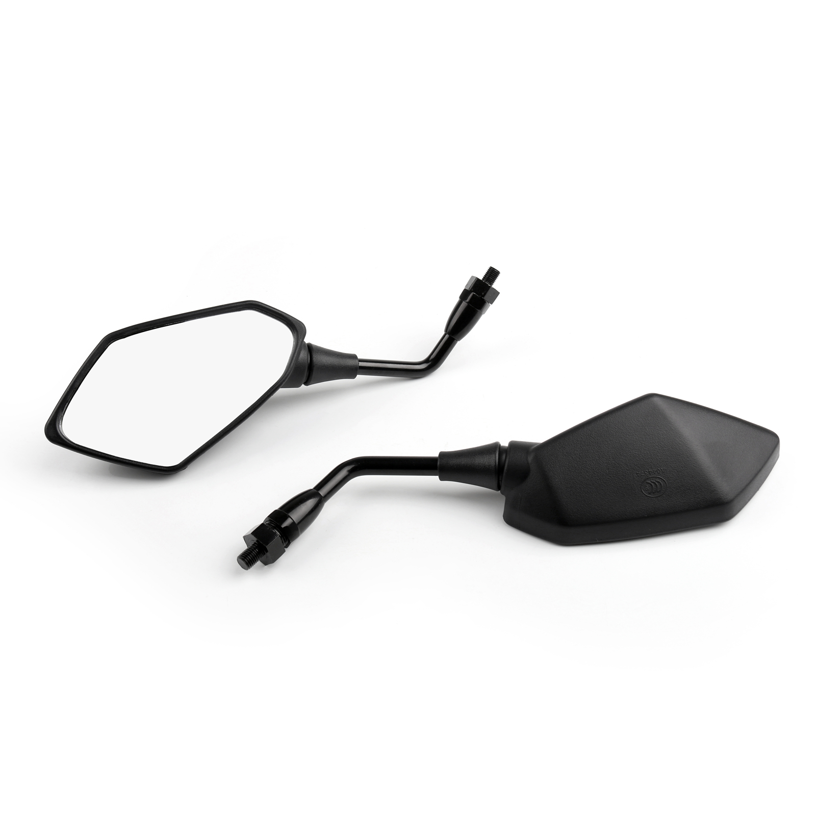 10mm Pair Rearview Mirror Fit For Kawasaki ZR-7 ZRX1200 Zephyr 1100/750 Generic