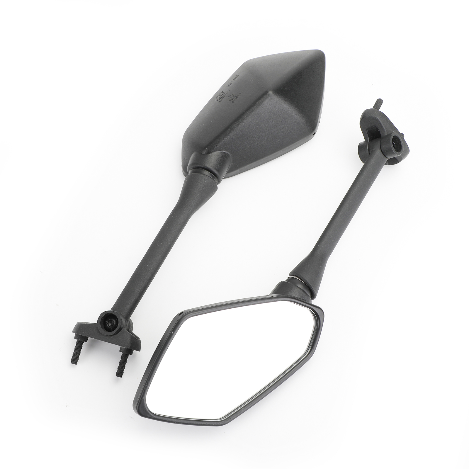 Motorcycle Rearview Side Mirrors Pair Fit For Kawasaki Ninja 650 400R 1000 EX650 EX400 EX1000 Generic