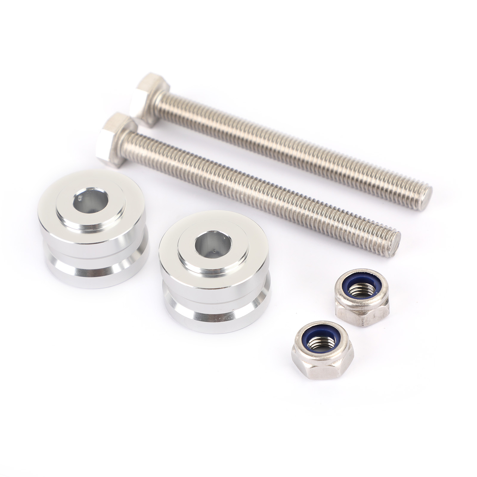 CNC Billet Aluminum HANDLEBAR BAR RISERS Fit For Suzuki V-Strom DL1050 DL1050XT 2019 2020 SIL Generic