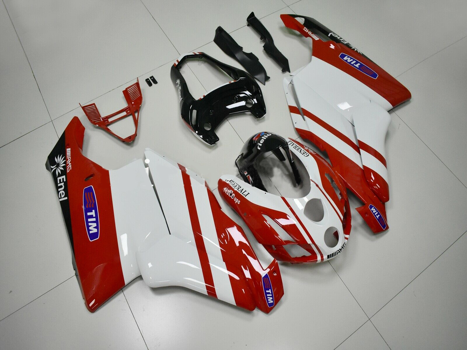 Amotopart Fairing Kit Bodywork ABS Ducati 999 749 White Black Red (2003-2004)