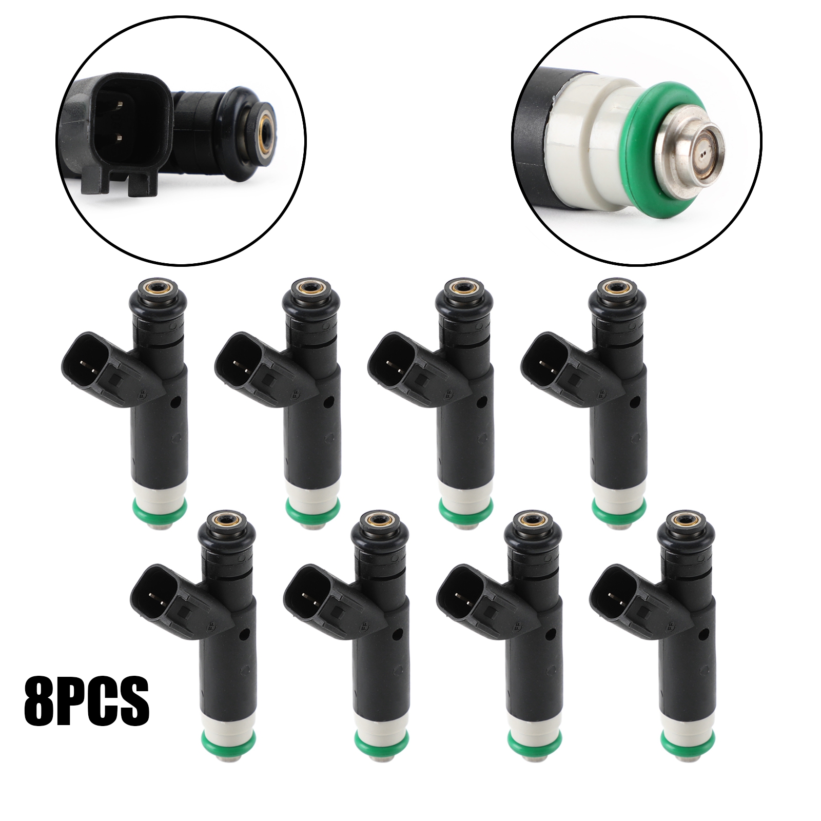8Pcs Fuel Injectors 53030842 Fit for Dakota Durango RAM1500 Grand Cherokee Generic