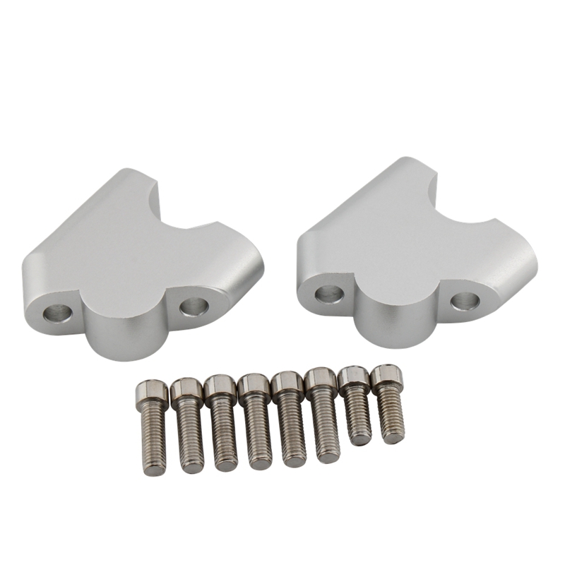 Silver Handlebar Mount Risers Clamp Fit for BMW S1000XR S 1000 XR 2020 2021 Generic