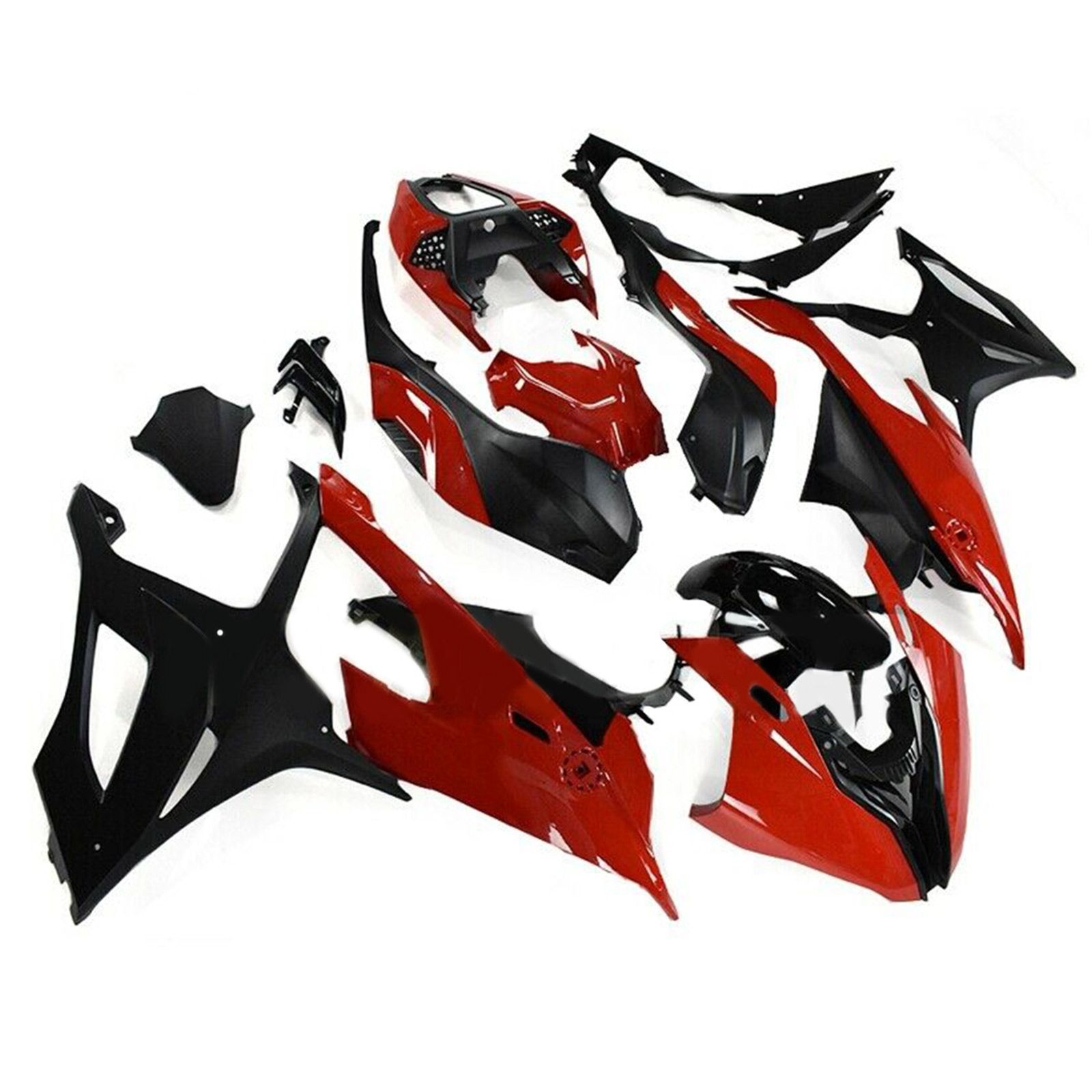 2019-2022 BMW S1000RR M1000RR Amotopart Injection Fairing Kit Bodywork Plastic ABS Red Black